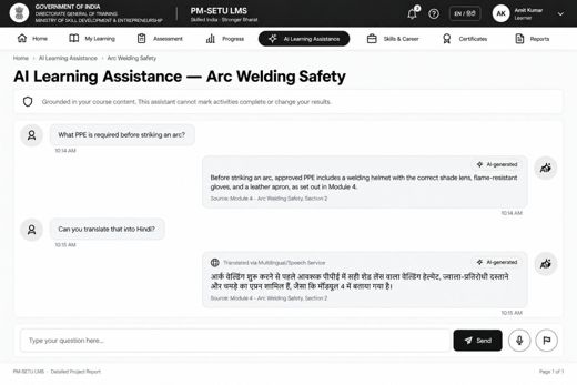 8. Process Designs and Mockups > 8.6 AI Learning Assistance interaction process design